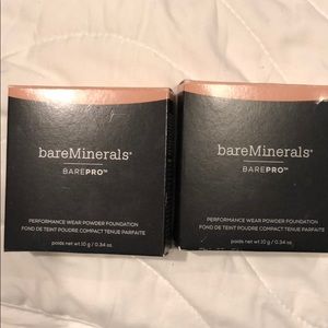TWO BARE MINERALS COOL BEIGE 10 POWDER FOUNDATION